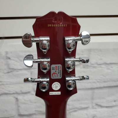 Epiphone Les Paul Classic Quilt Top Trans Red