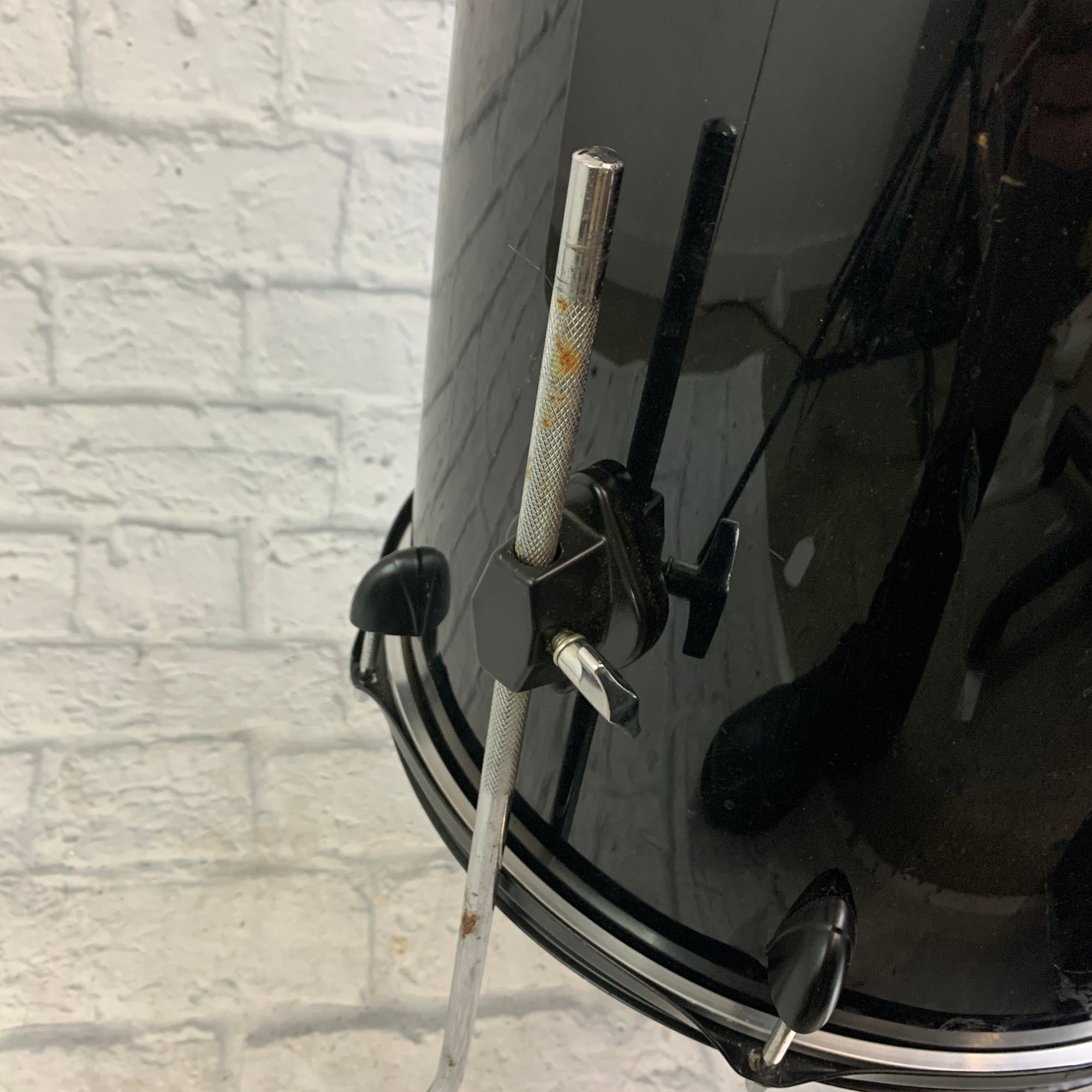 Groove Percussion Black Wrap 14" Floor Tom