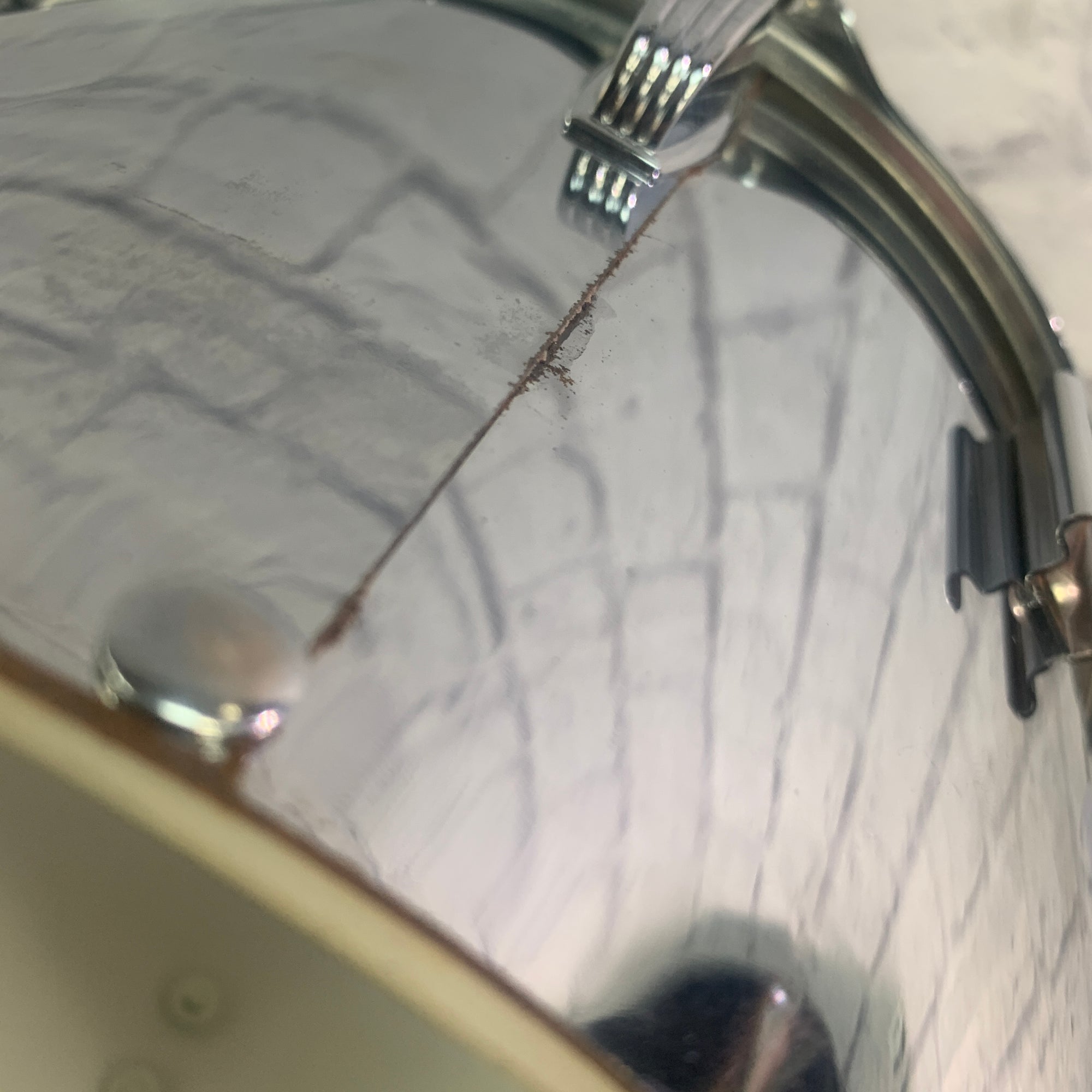 Ludwig 12 Chrome Over Vistalite Tom