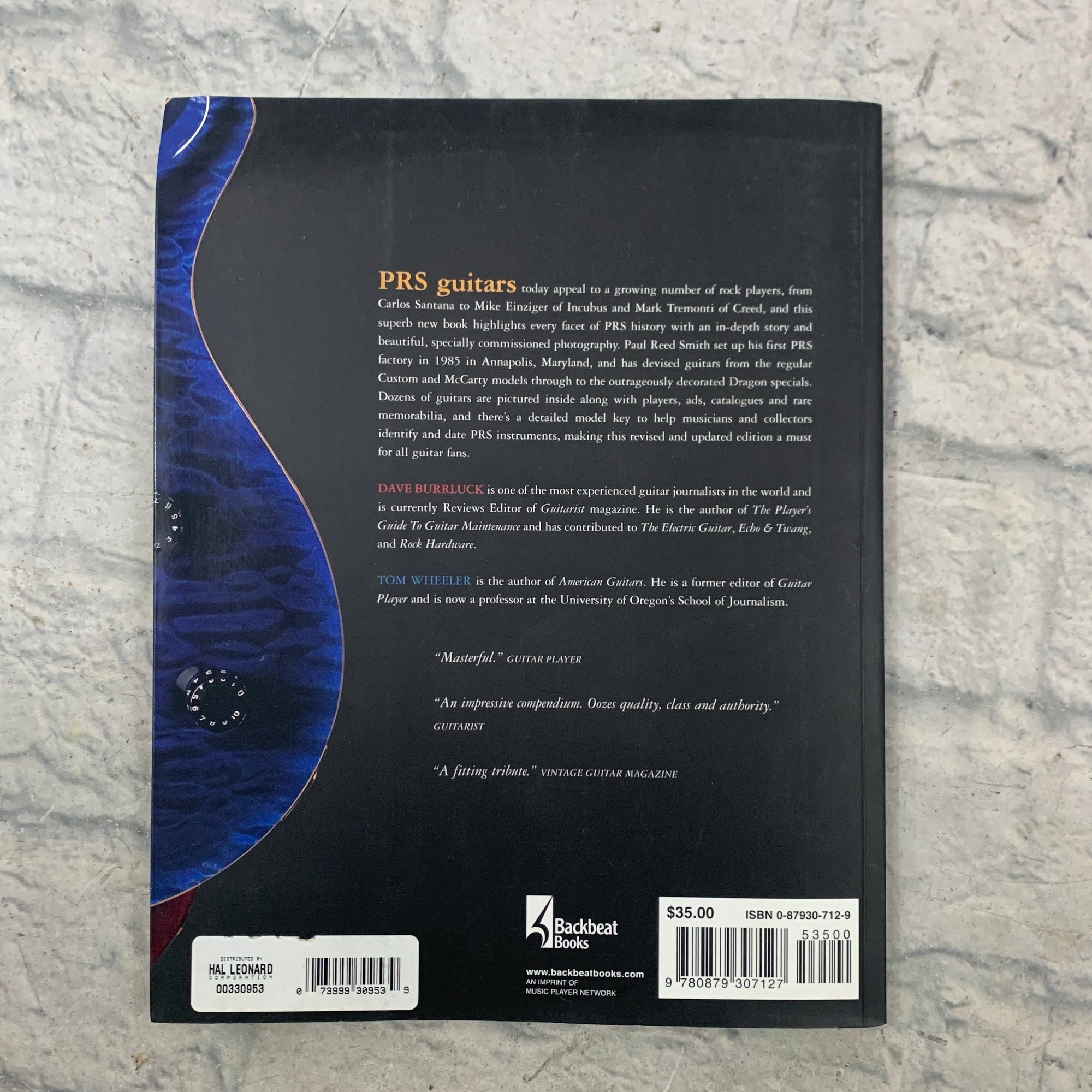 Hal Leonard The PRS Guitar Book Complete History