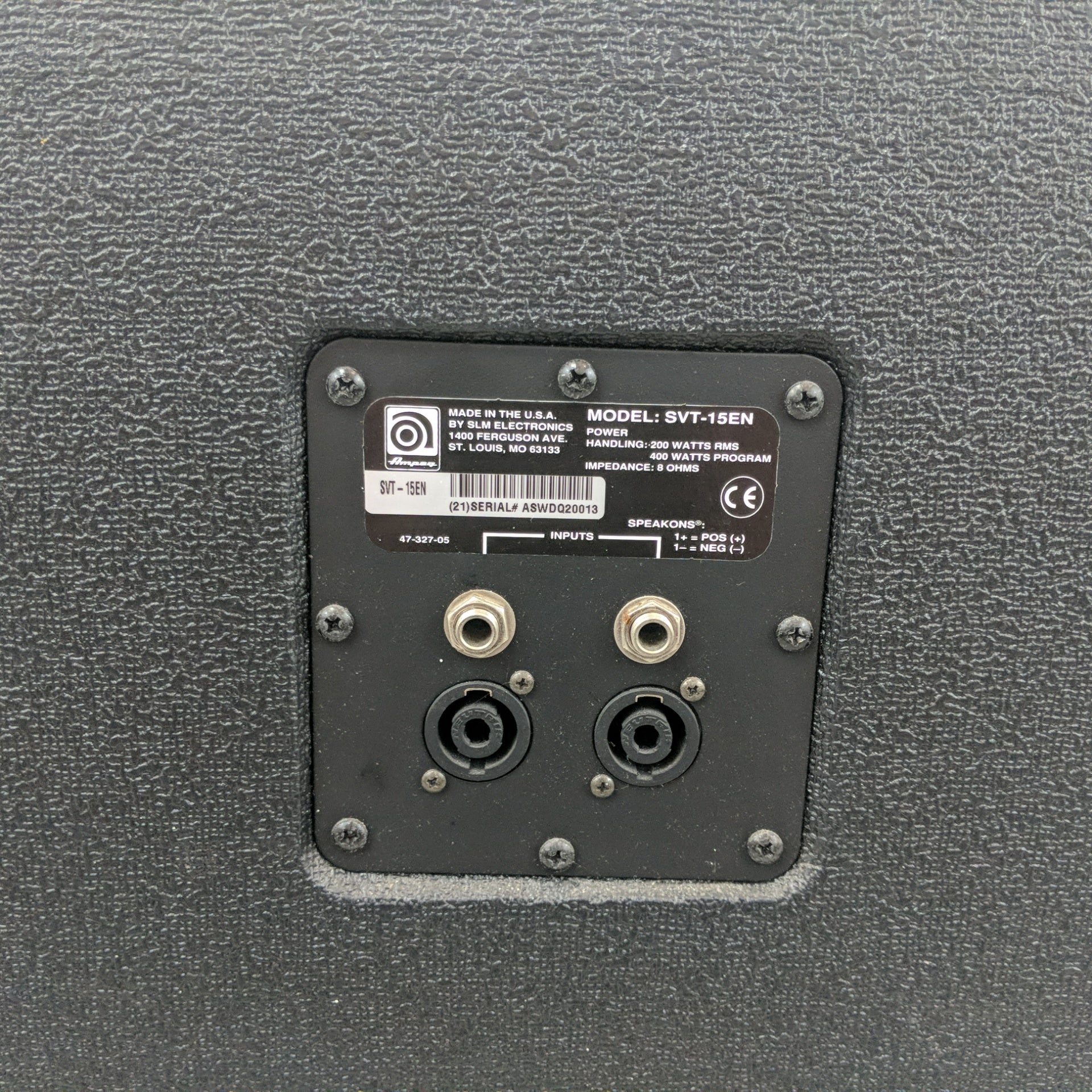 Ampeg SVT-15EN 1x15 (AS IS)