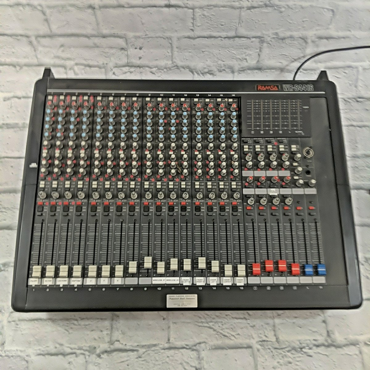 Ramsa WR-S4416 16-Channel 4-Bus Console Mixer - Evolution Music