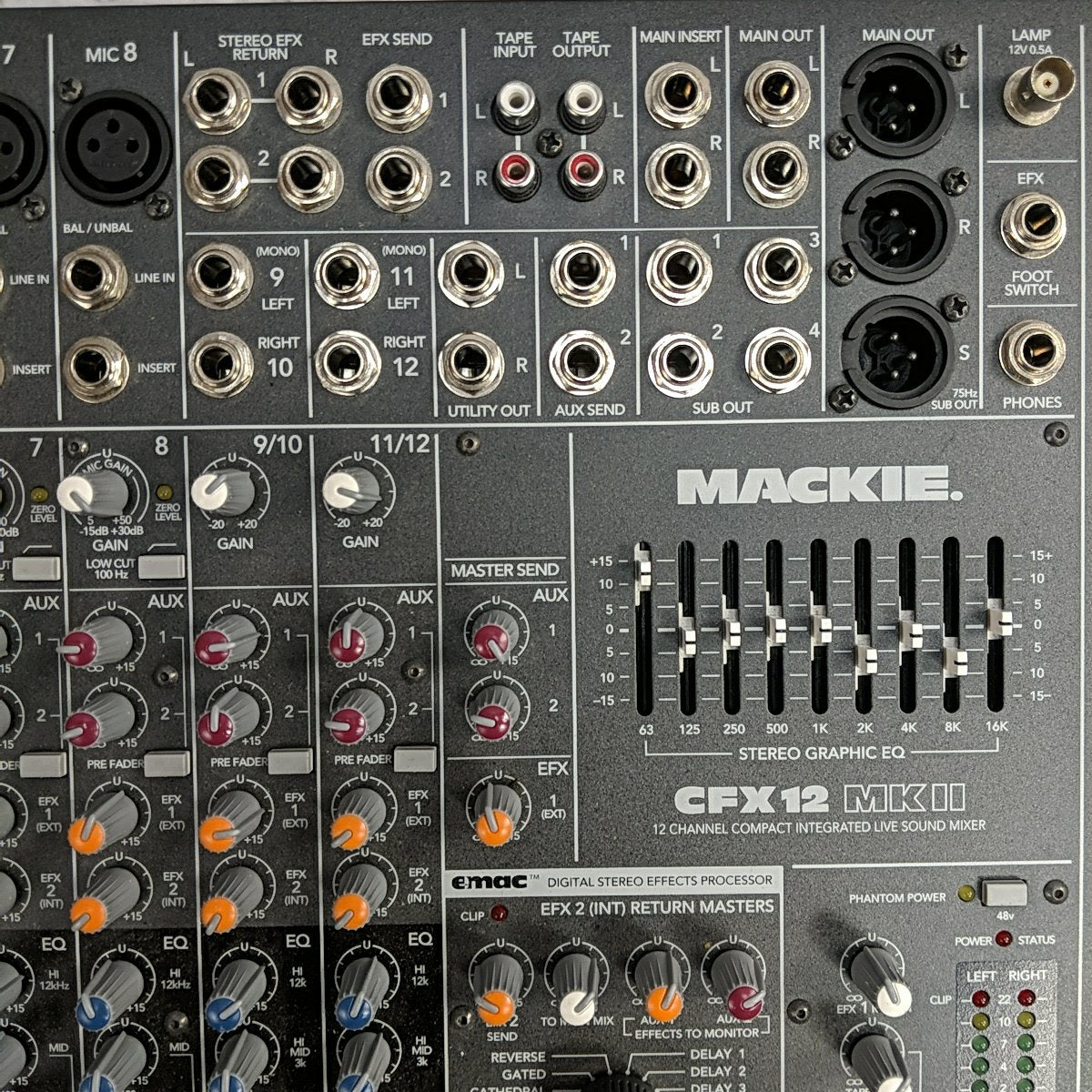 Mackie CHX12mkII 12-Channel Passive Mixer with Padded Bag
