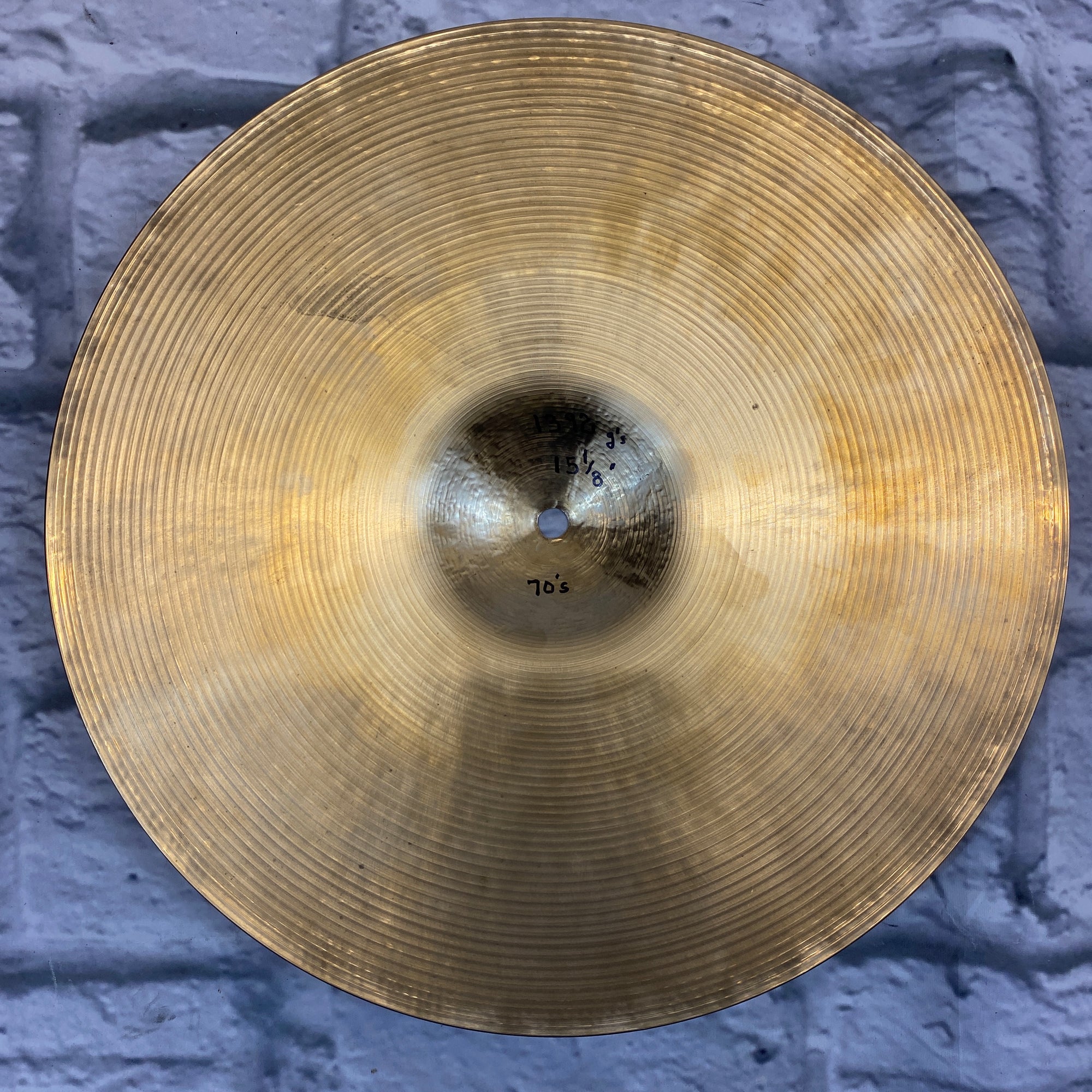 Zildjian Avedis 15in Crash Cymbal 1970's