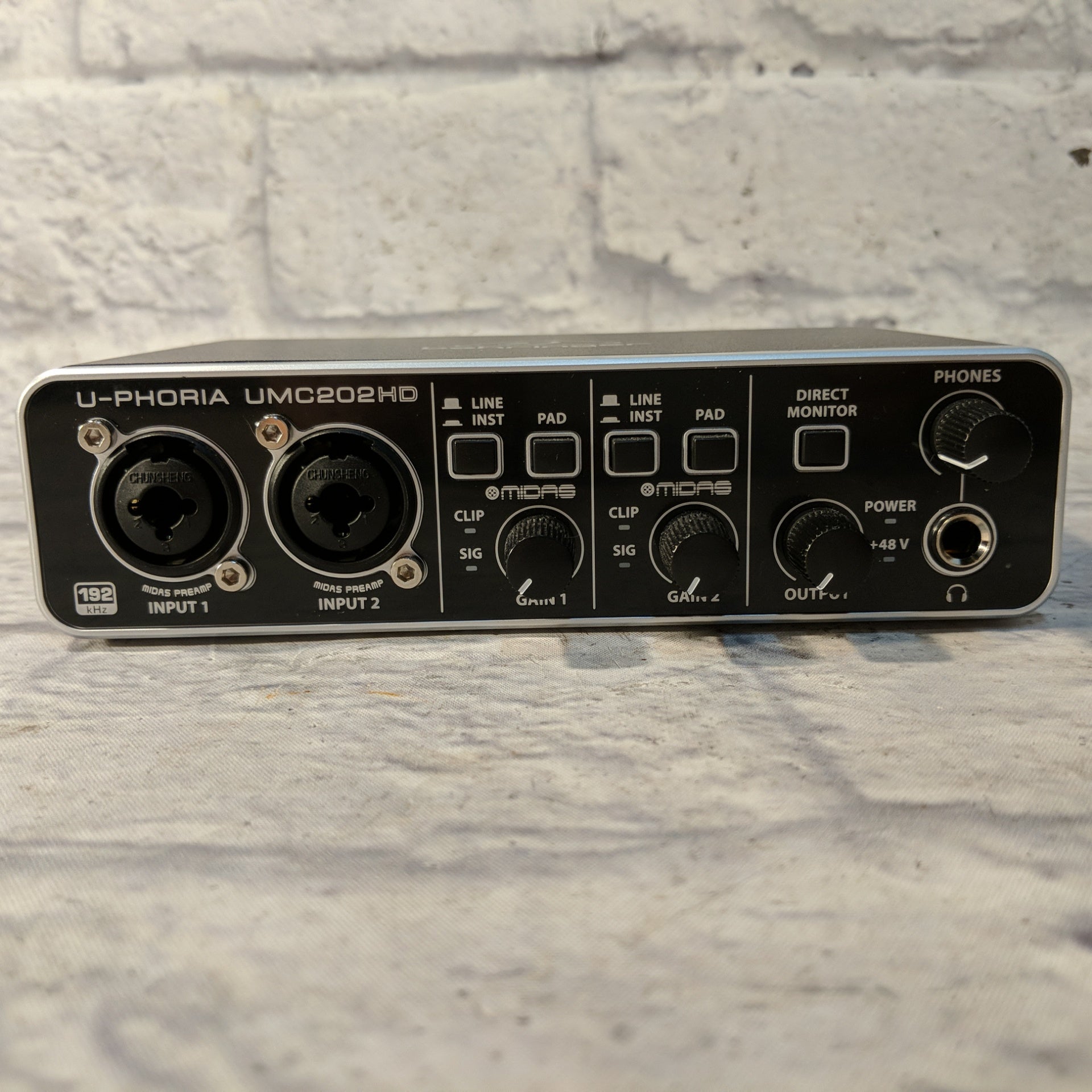 Behringer U-PHORIA UMC202HD USB 2.0 Audio Interface