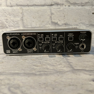 Behringer U-PHORIA UMC202HD USB 2.0 Audio Interface