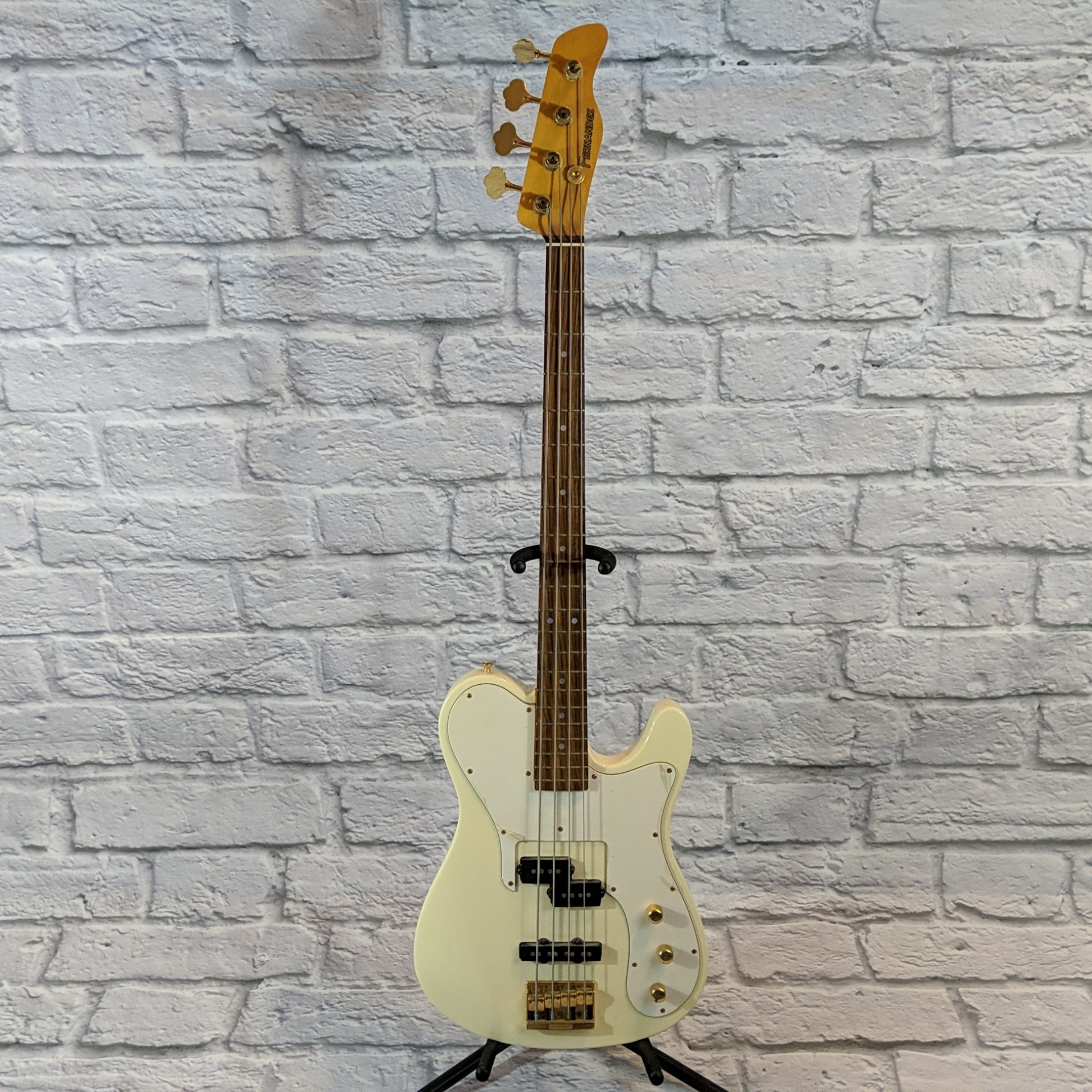 Fernandes TEB-1 Telecaster Bass Aged Olympic White MIJ w/case