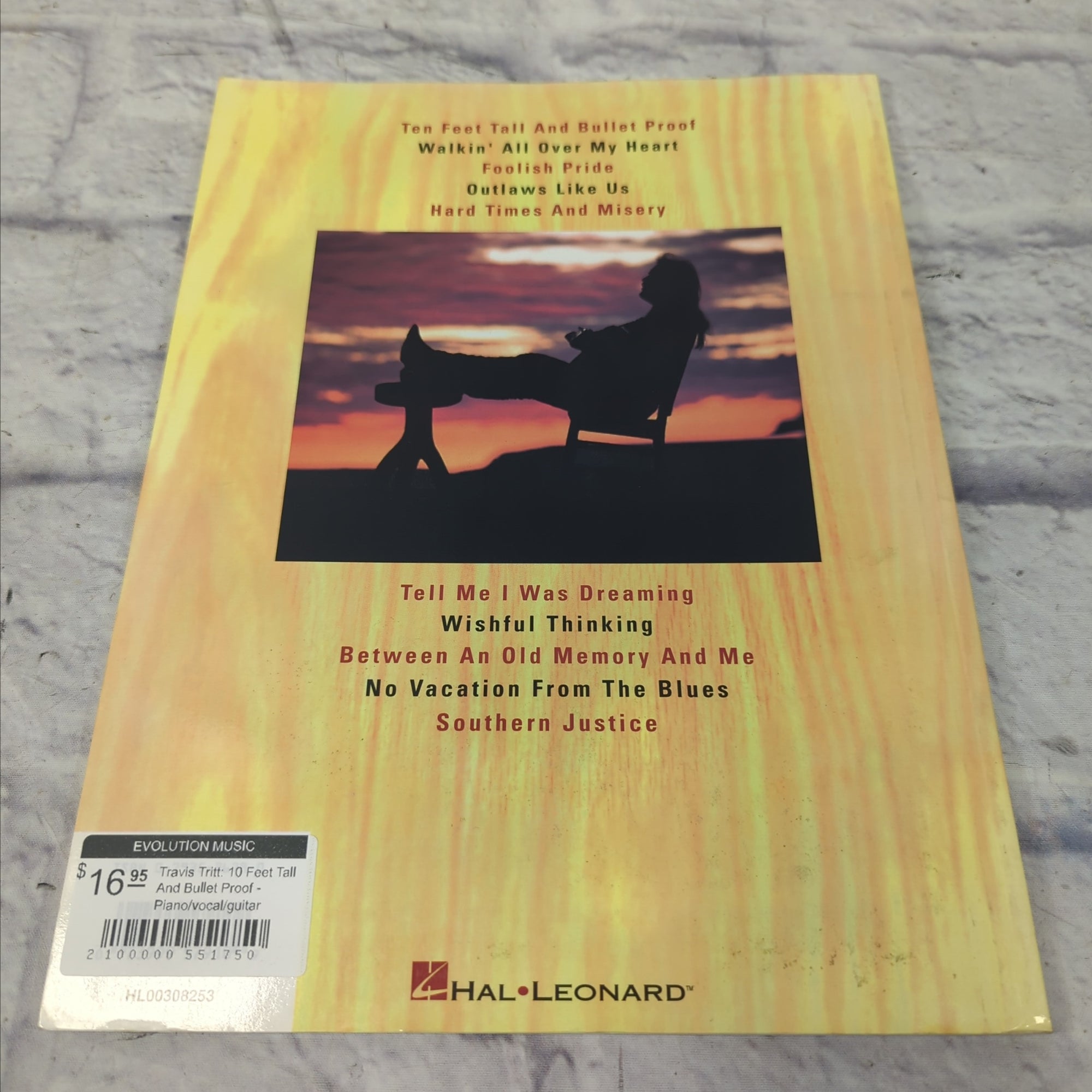 Travis Tritt: 10 Feet Tall And Bullet Proof -Piano/vocal/guitar