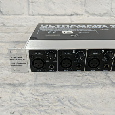 Behringer Ultragain Pro-8 Digital ADA8000 8-Channel Mic Preamp with A/D Converter