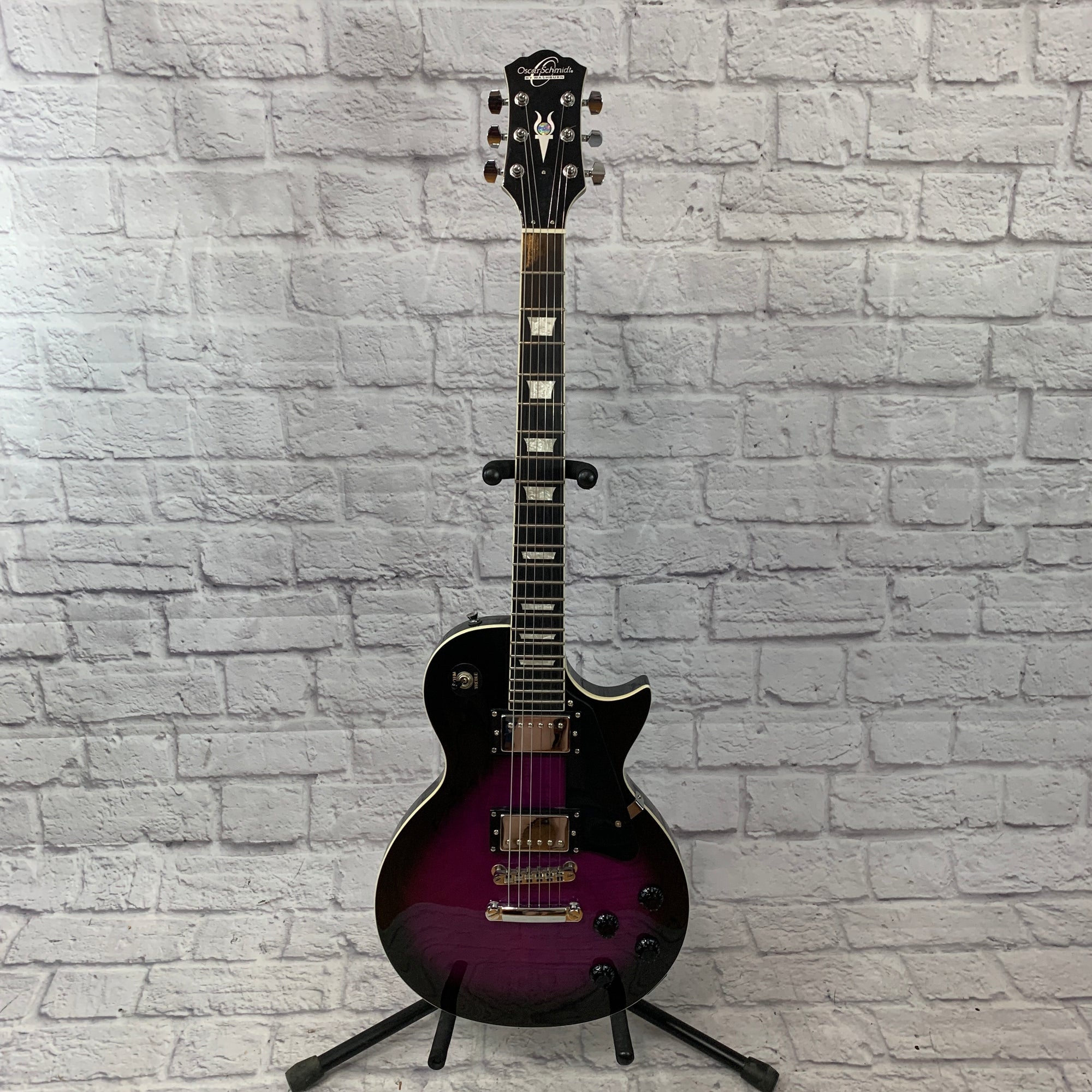 Oscar Schmidt OE-20 Purple Electric Guitar