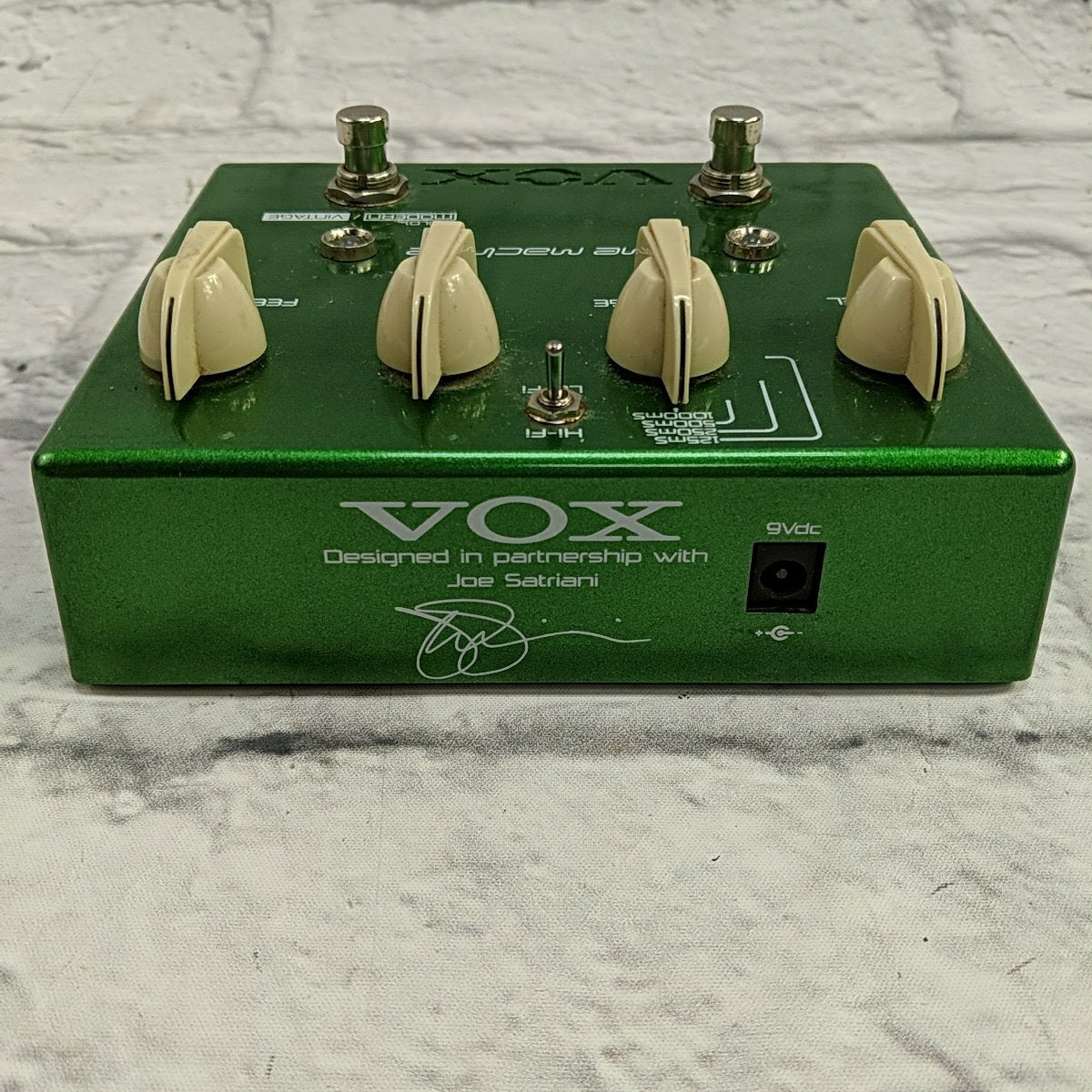 vox joe satriani time machine delay pedal Vox Time Machine Joe Satriani Delay Pedal