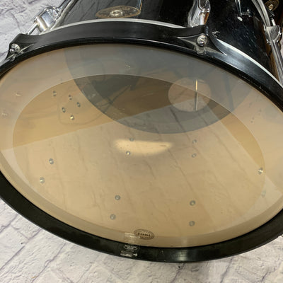 Tama Rockstar Custom 4 Piece Black Drum Kit