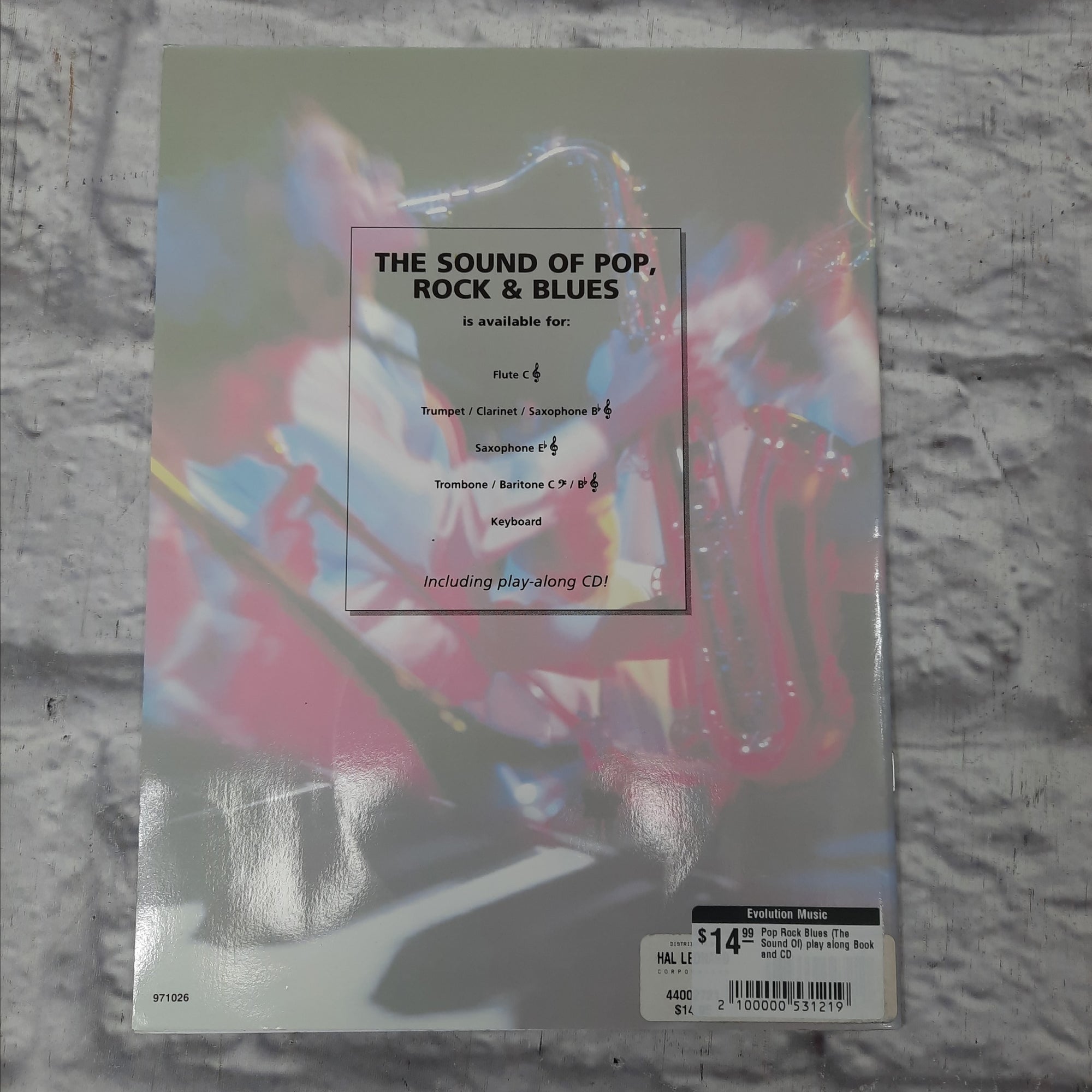 Pop Rock Blues (The Sound Of) play along Book and CD