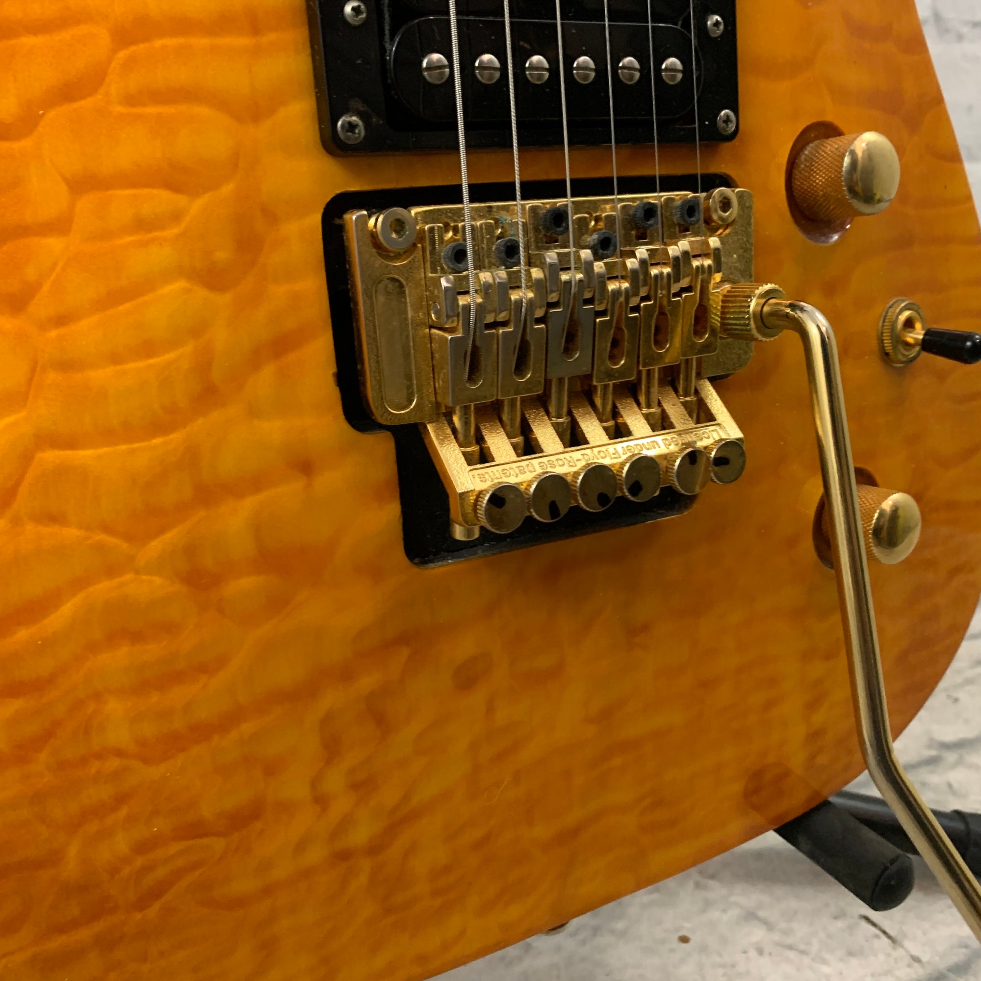 Johnson Catalyst Trans Gold Quilted Maple Top Electric Guitar