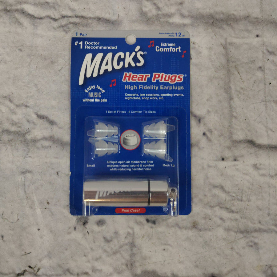 Mack's Extreme Comfort Hi Fidelity Hear Plugs - 12dB NRR