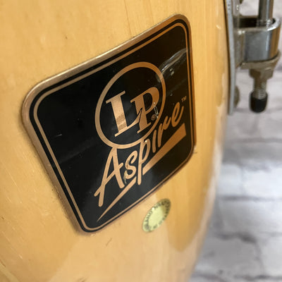 LP Latin Percussion Aspire Natural Finish Conga Pair
