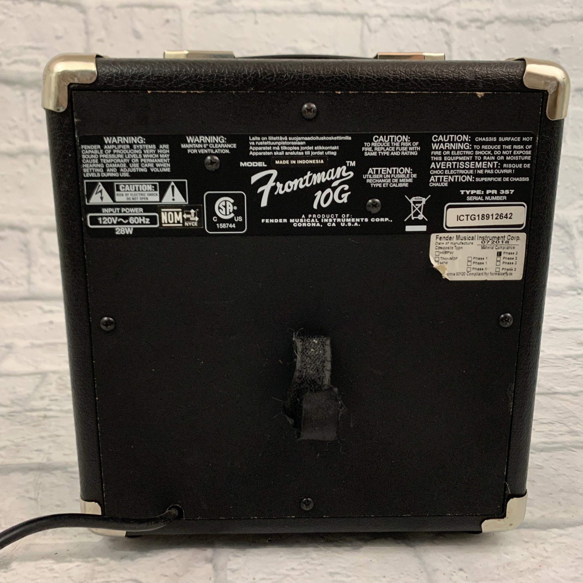 Fender Frontman 10G Guitar Combo Amp