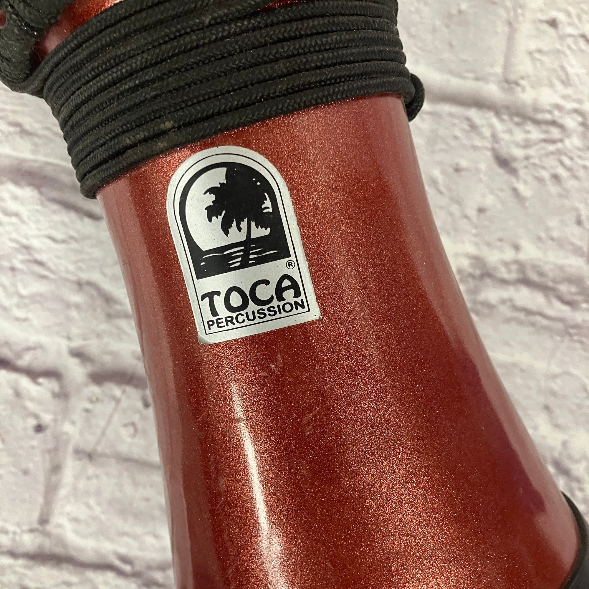 Toca Freestyle Colorsound Djembe Metallic Red