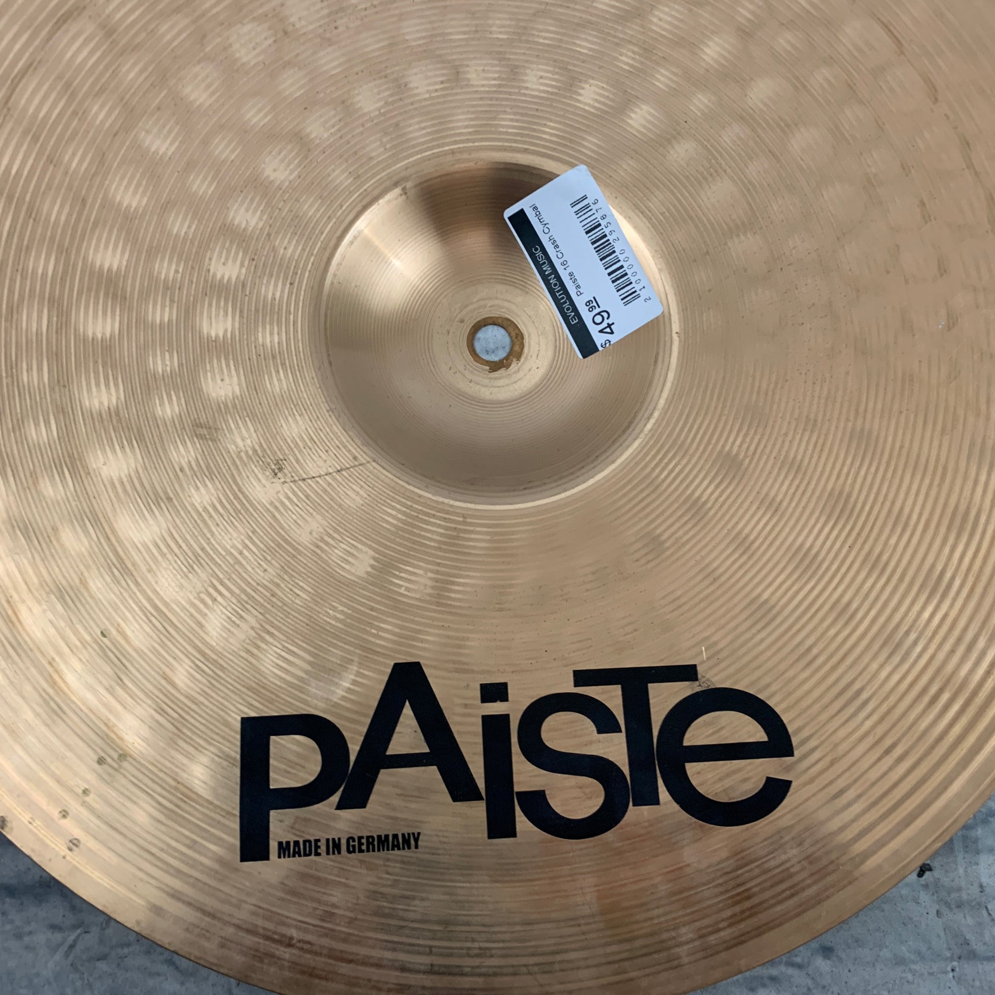 Paiste 16 Crash Cymbal