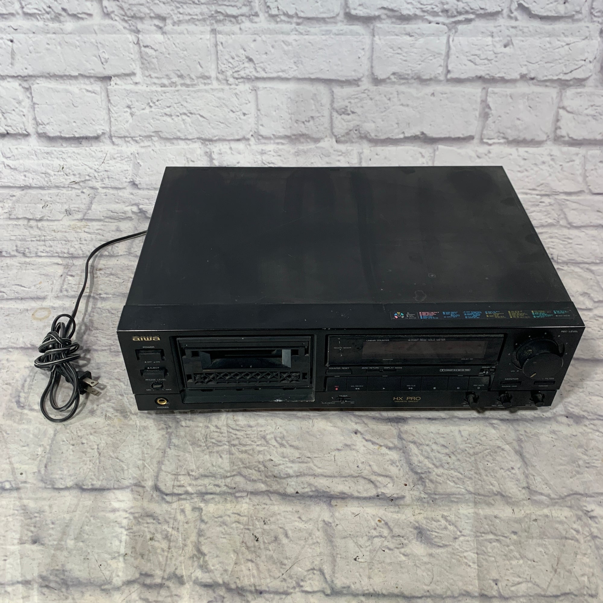 Aiwa HX PRO AD R-40 Stereo Cassette Recorder FOR PARTS - AS IS