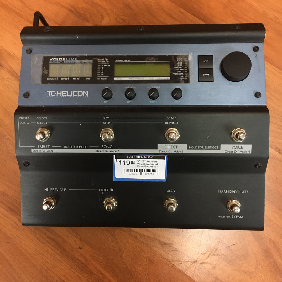 ** TC Helicon VoiceLive Vocal Floor Processor