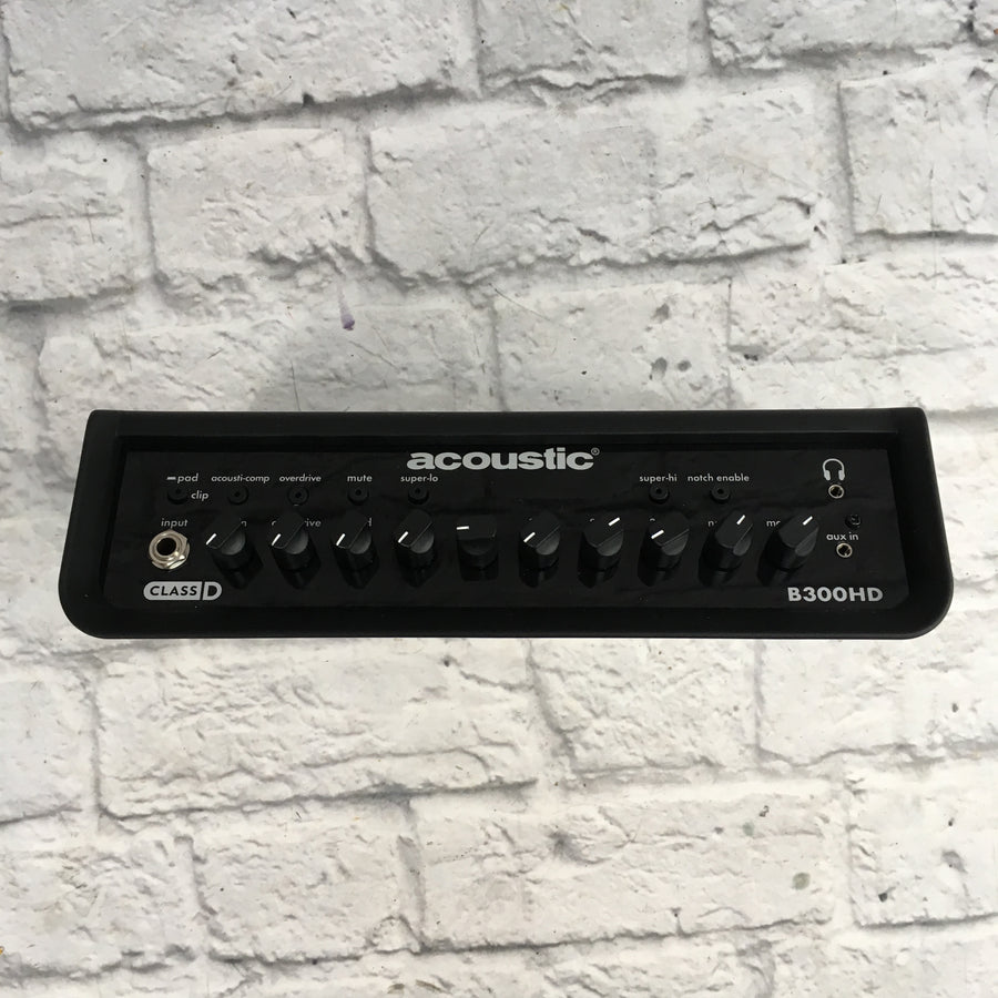 Acoustic B300HD 300 Watt Bass Amp head
