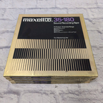 Maxell UD 35-180 Ultra Dynamic Sound Recording Tape 1/4 Reel to Reel Lot of 4