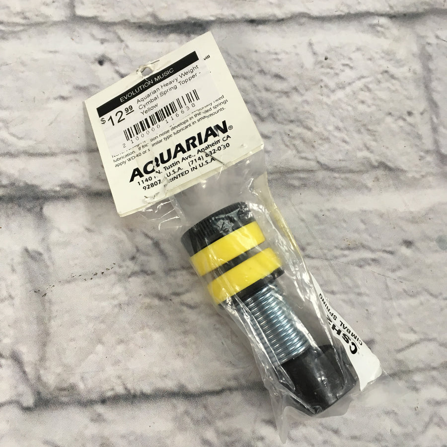 Aquarian Heavy Weight Cymbal Spring Topper -  Yellow
