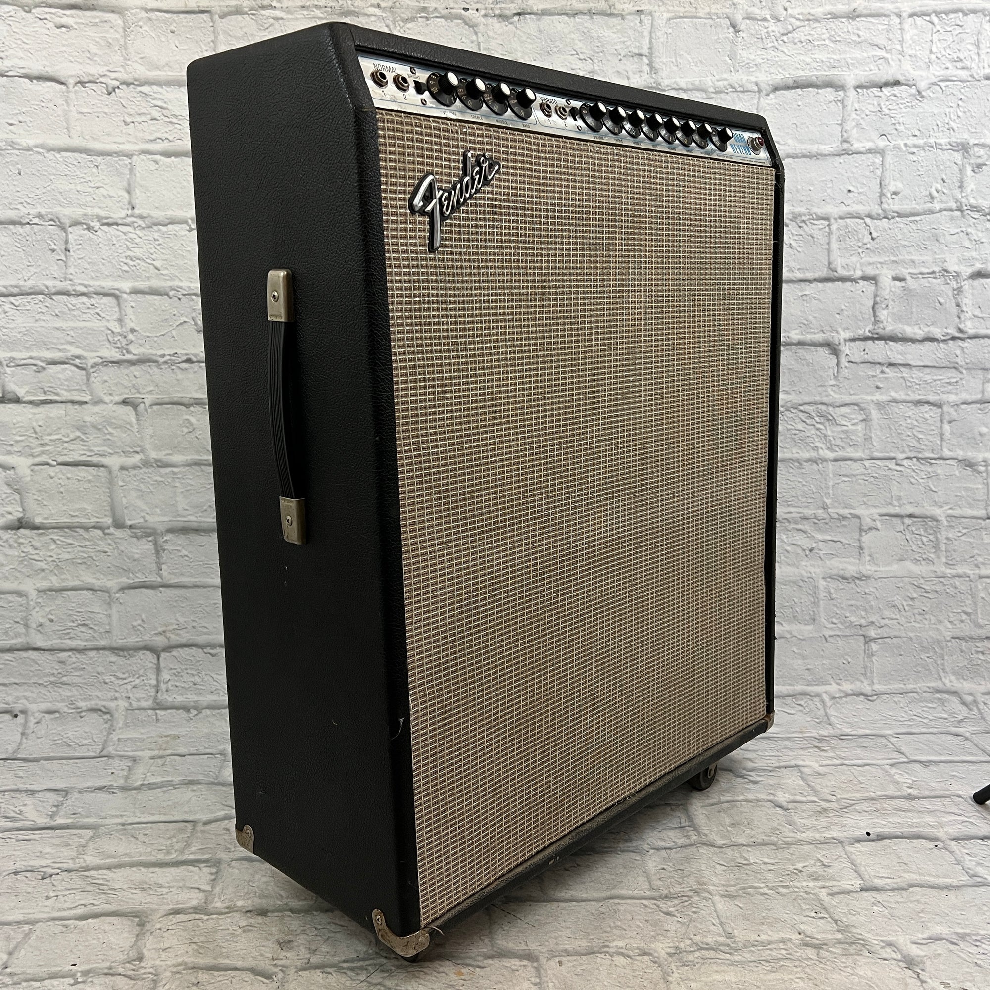 1970's Vintage Fender Quad Reverb 4x12 Guitar Combo Amp