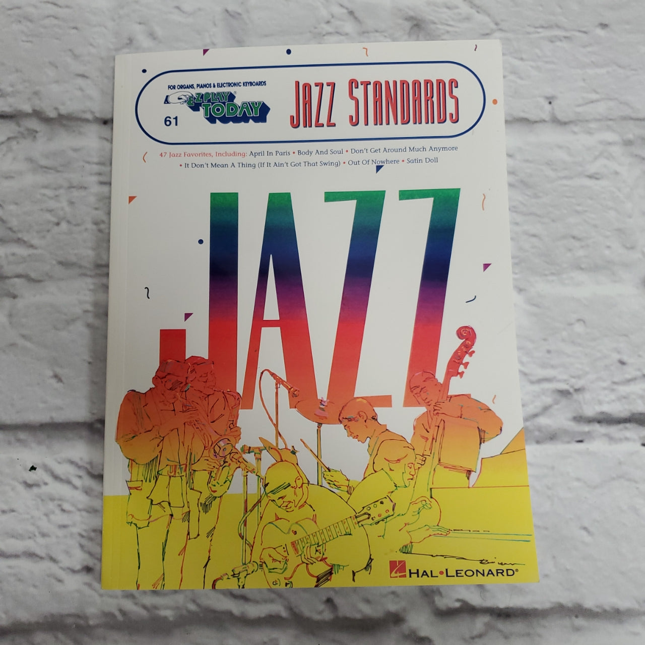 Ez Play Today #61 Jazz Standards for Organ, Piano & Electronic Keyboards