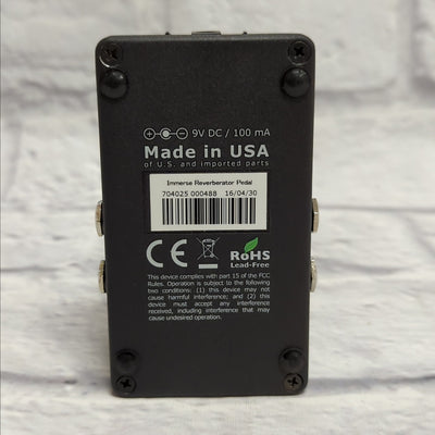 Neunaber Immerse Reverberator Reverb Pedal