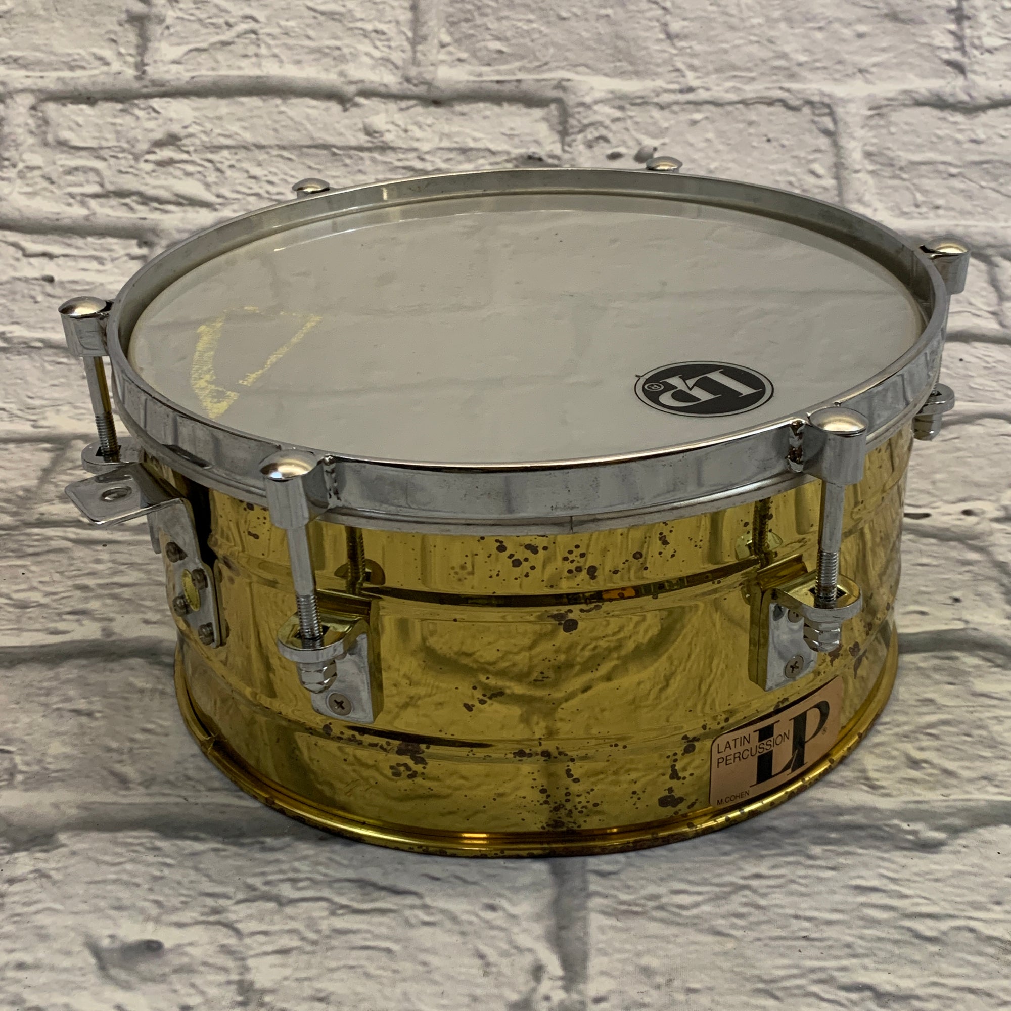 LP Latin Percussion 13" by 6" Gold Mountable Timbale