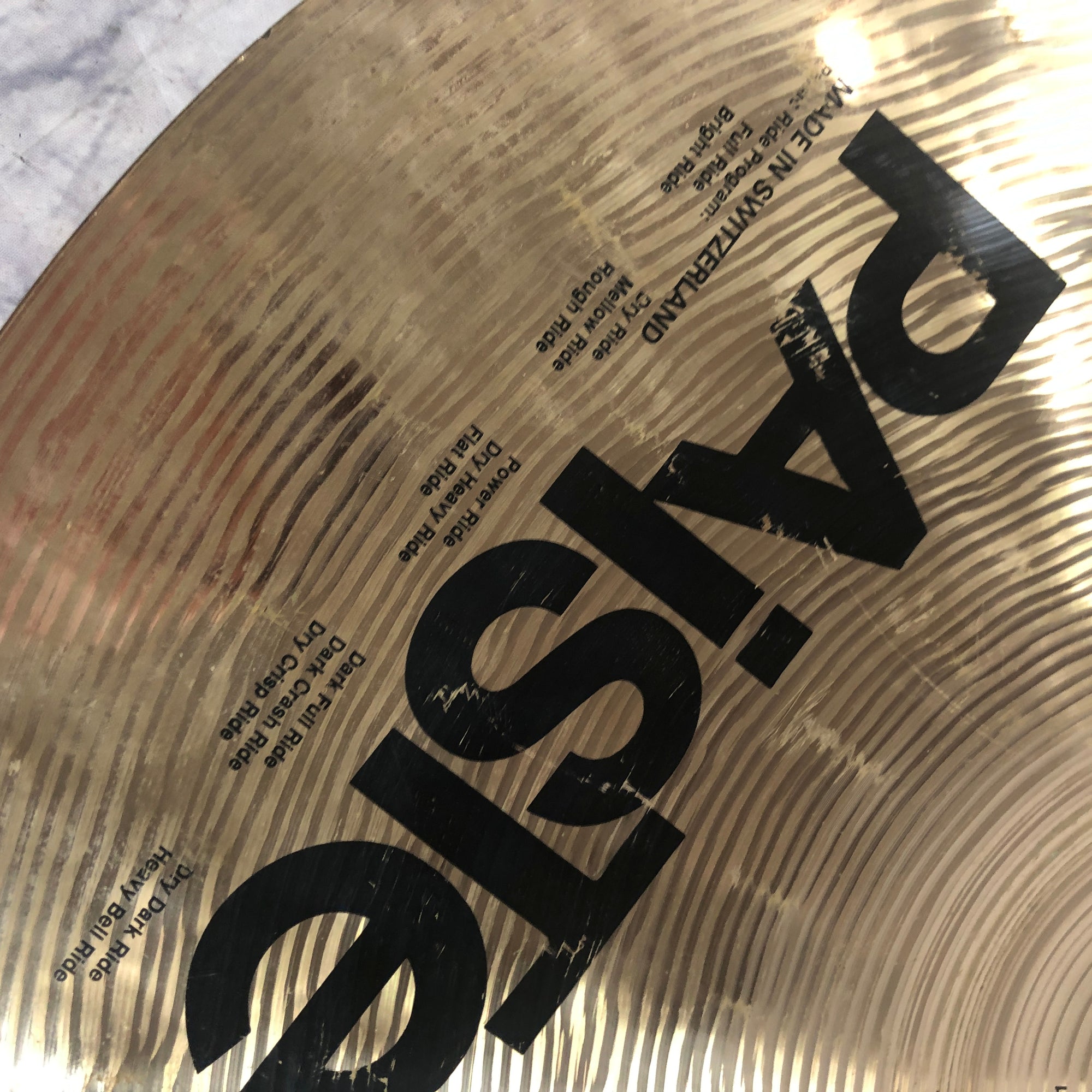 Paiste 20 Signature Power Ride Ride Cymbal