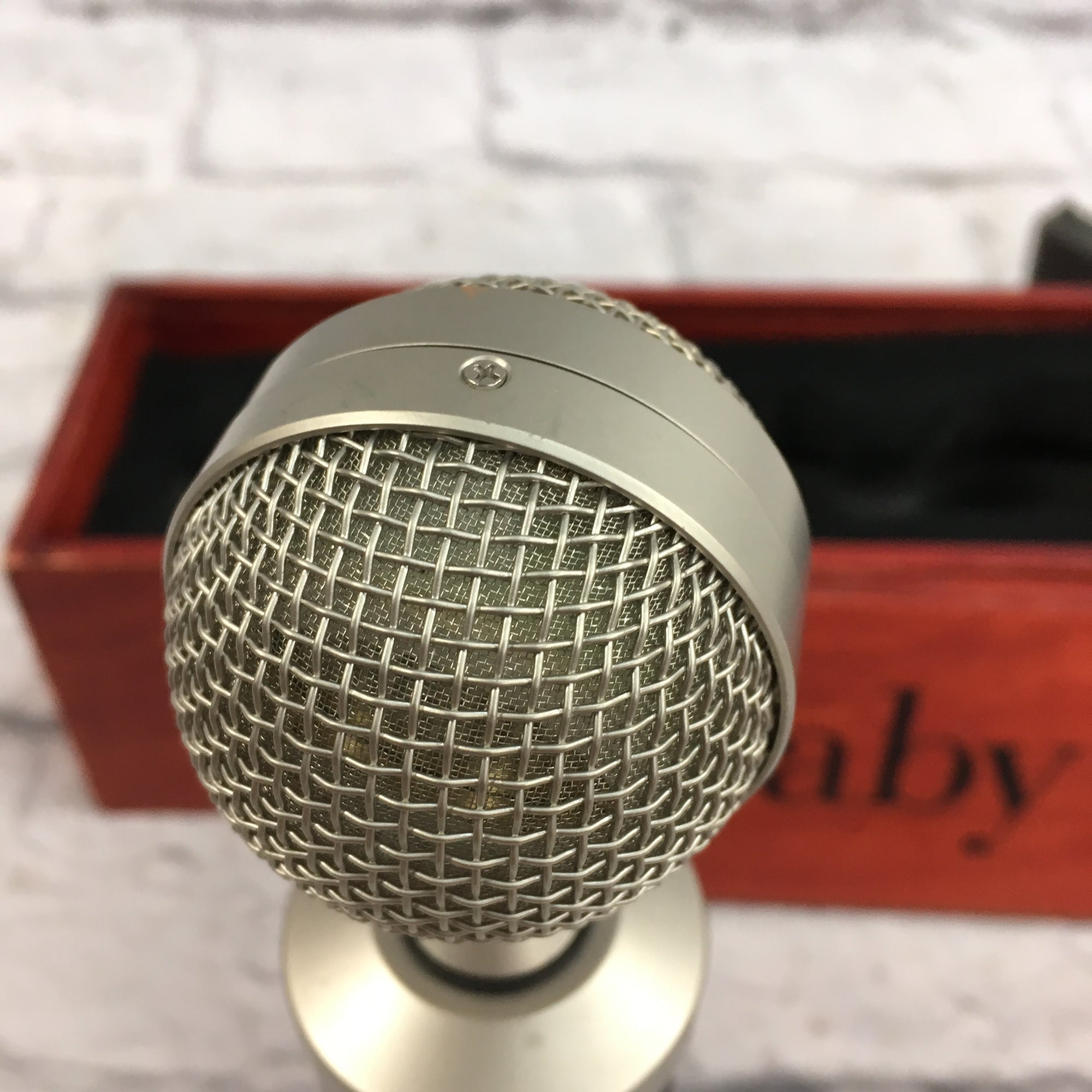 Blue Baby Bottle Microphone with Box