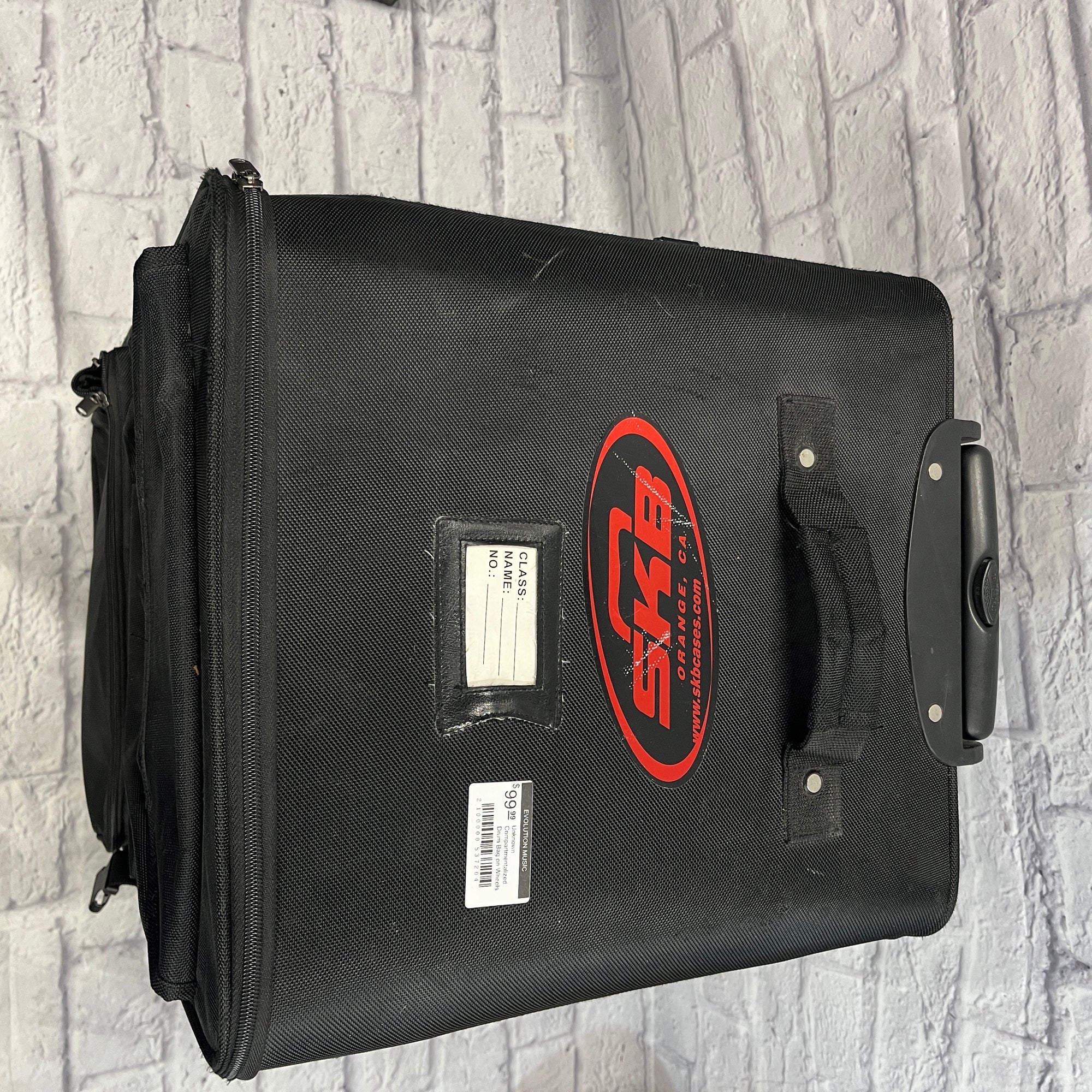 Unknown Compartmentalized Drum Bag on Wheels