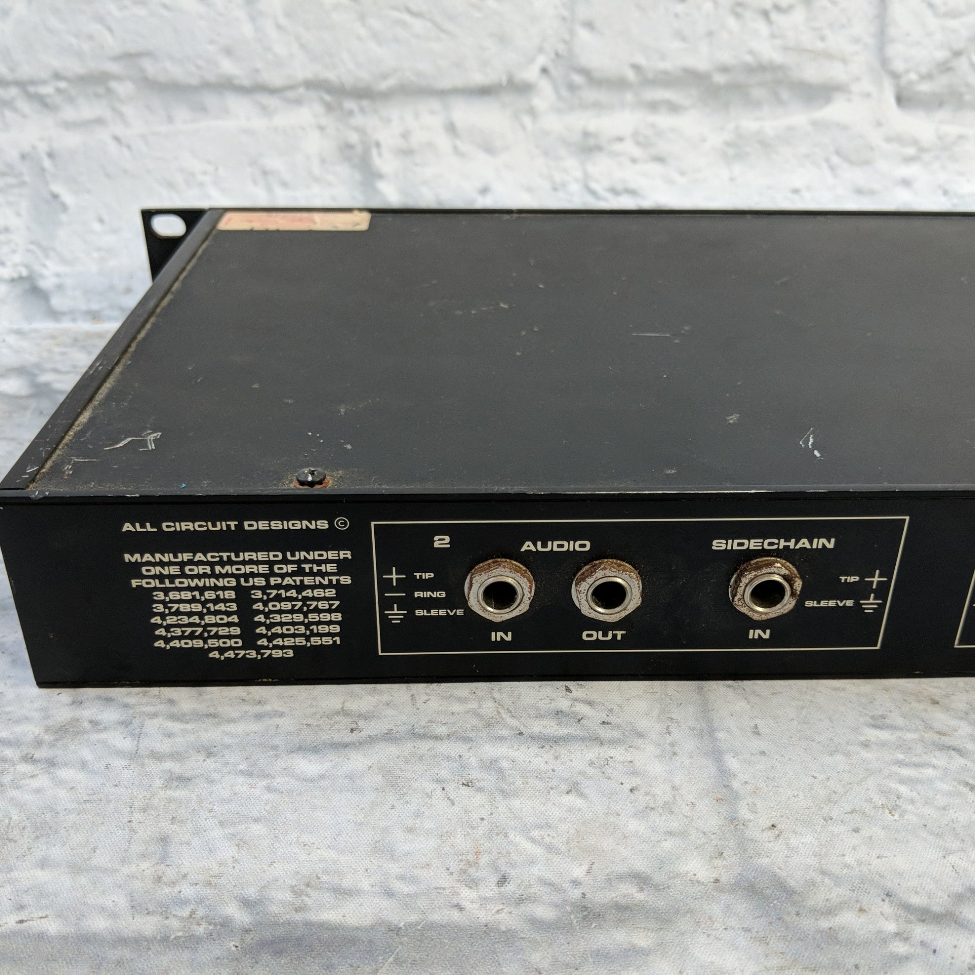 DBX 166 Compressor Gate Rack Unit