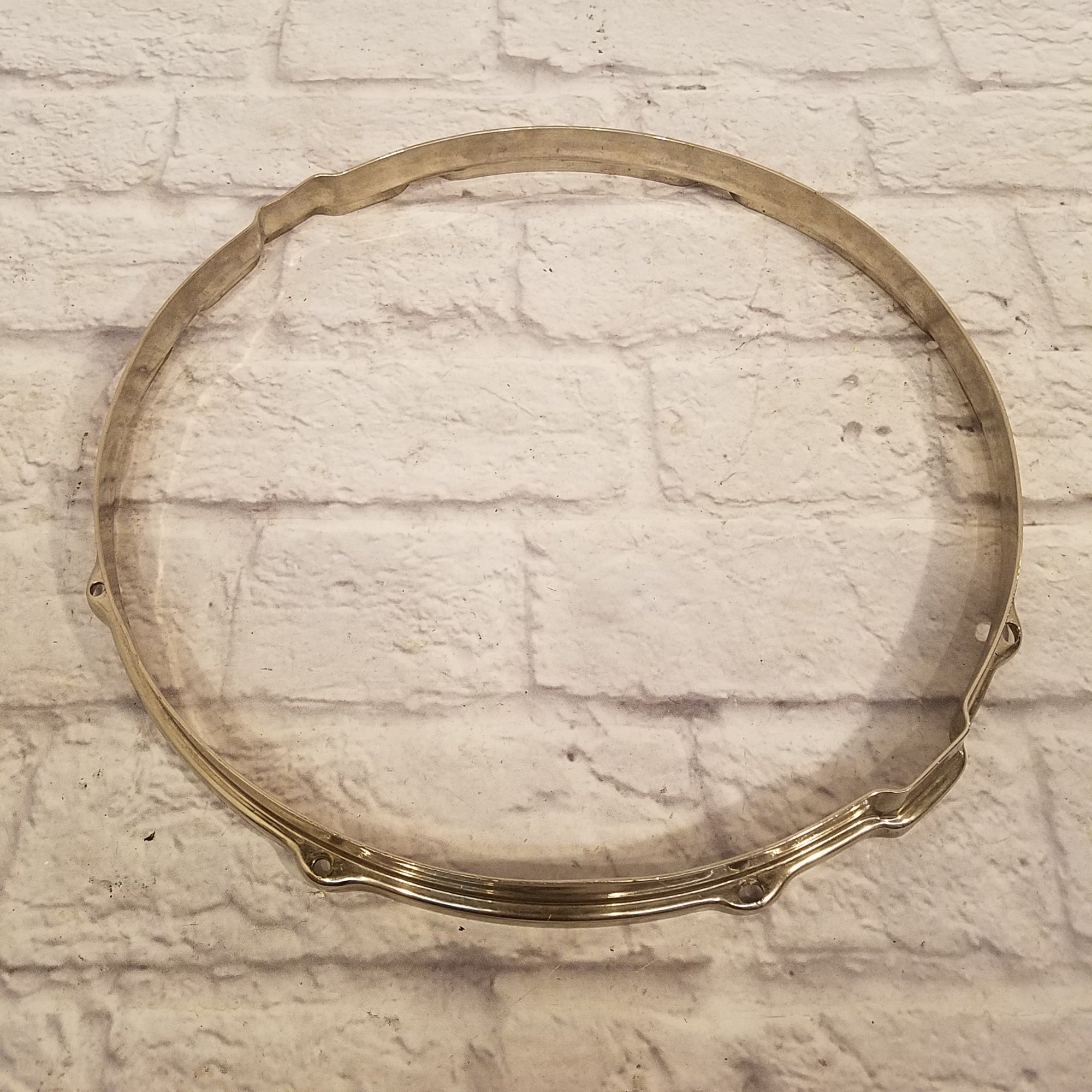 1950s - 1960s Slingerland Nickel 14in Snare 8 Lug Rim/Hoop