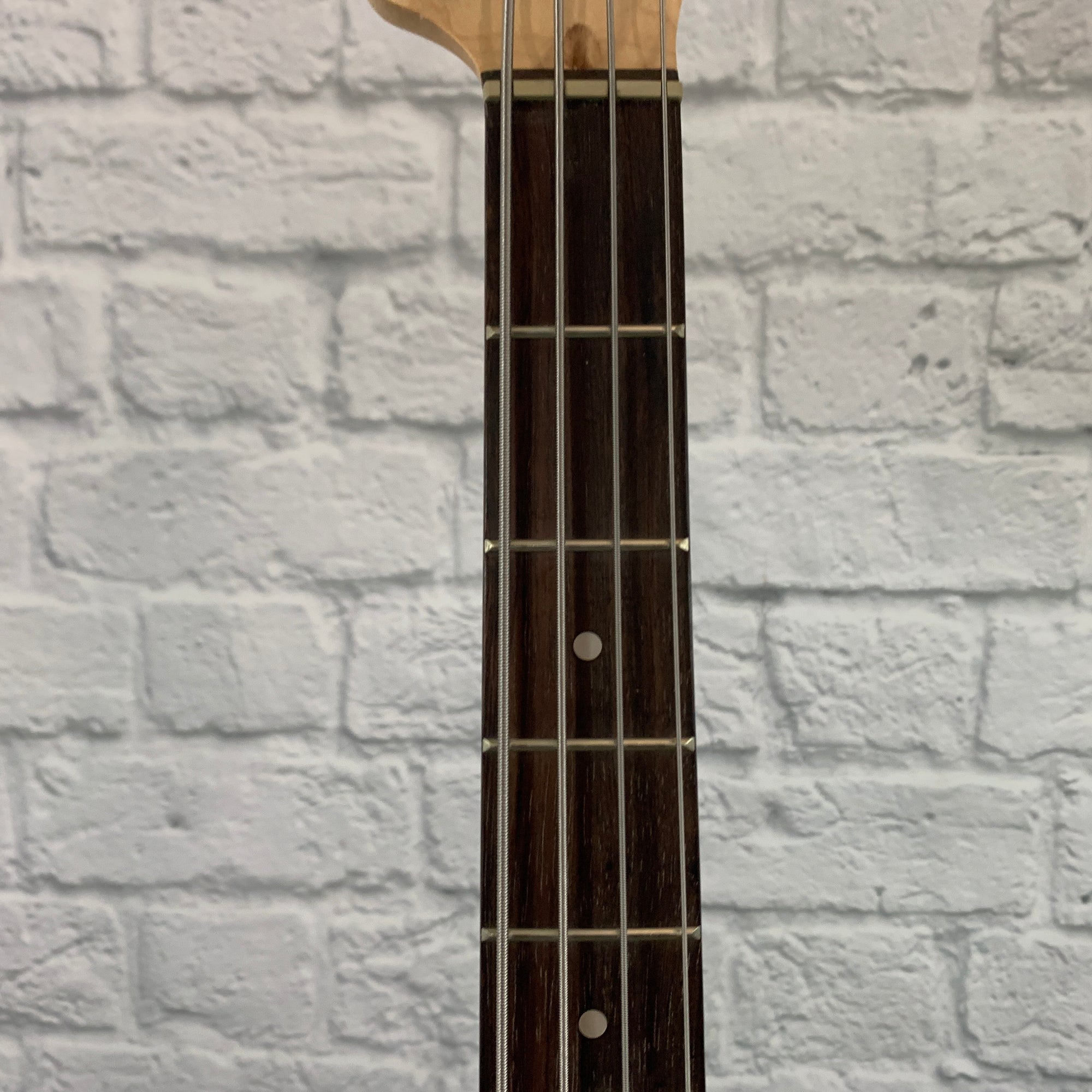 Nashville Guitar Works 210 Electric P Bass - Black, Rosewood Fretboard