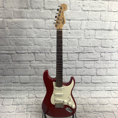 Squier Stratocaster Red Electric Guitar