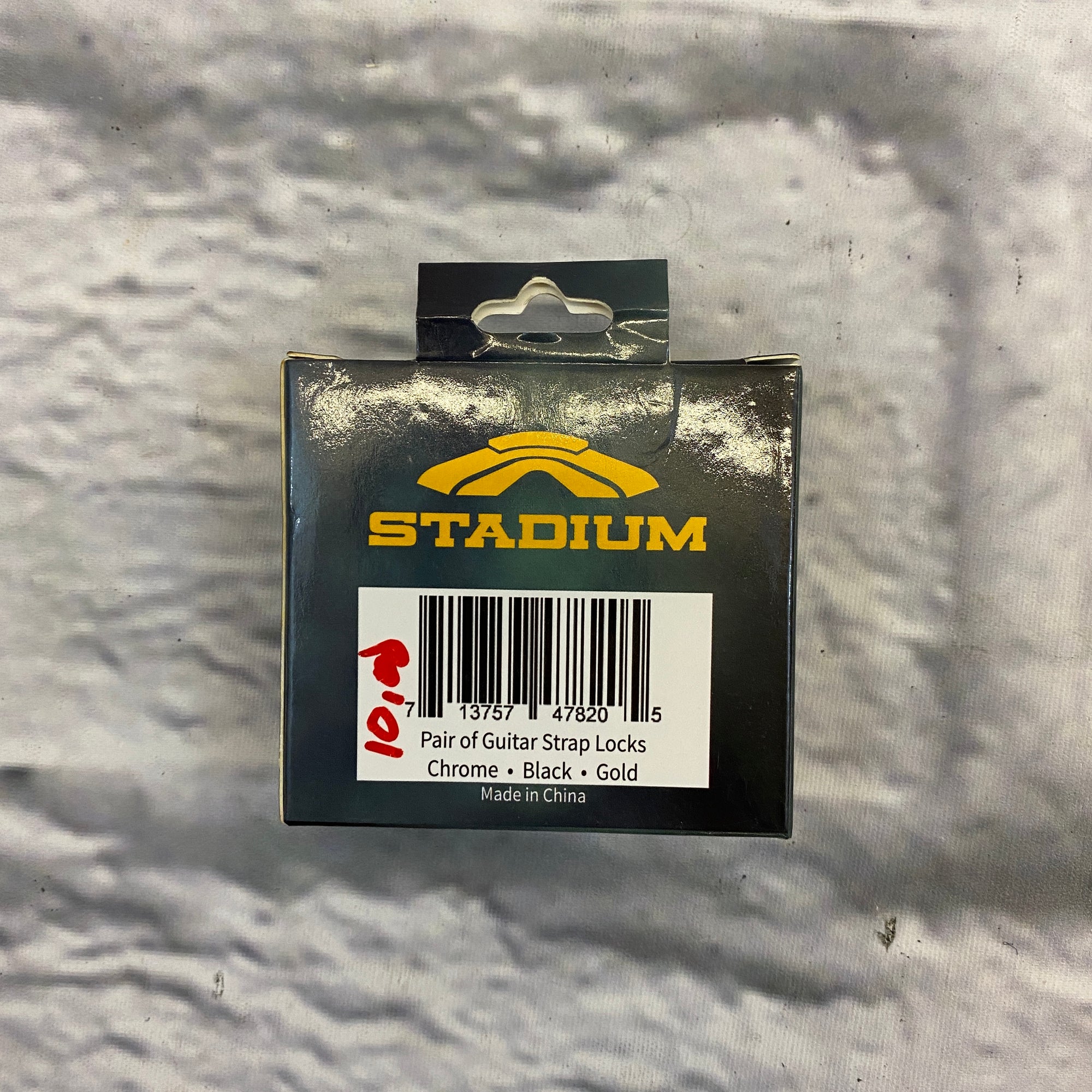 Stadium Pair of Guitar Strap Locks - Gold