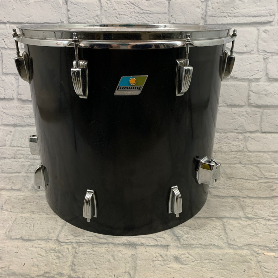 Ludwig B/O Pointed Badge 18x16 Floor Tom Black Wrap