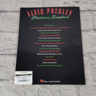 Elvis Presley Christmas Songbook for Piano Vocal Guitar