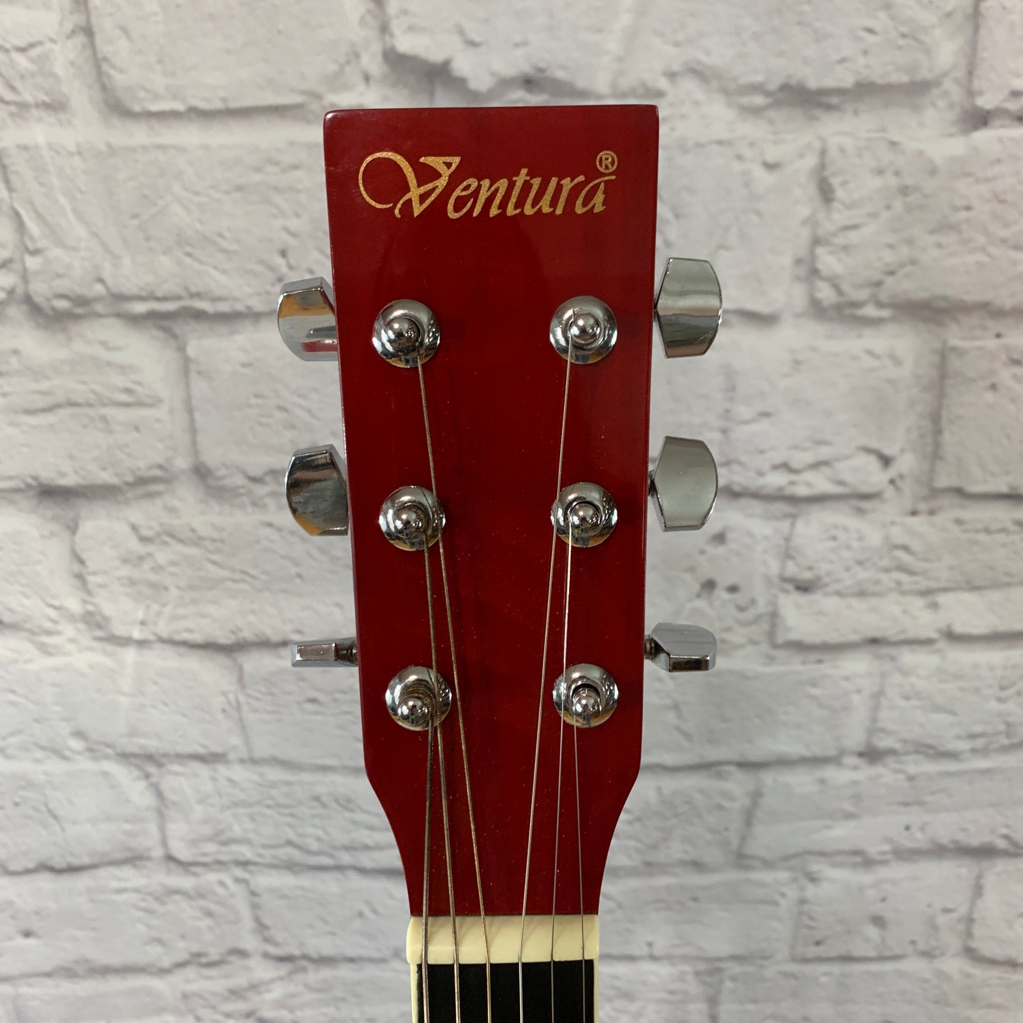 Ventura VWDO Red Acoustic Guitar