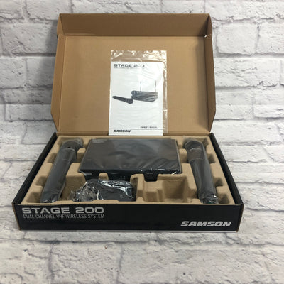 Samson Stage 200 Dual-Channel VHF Wireless System