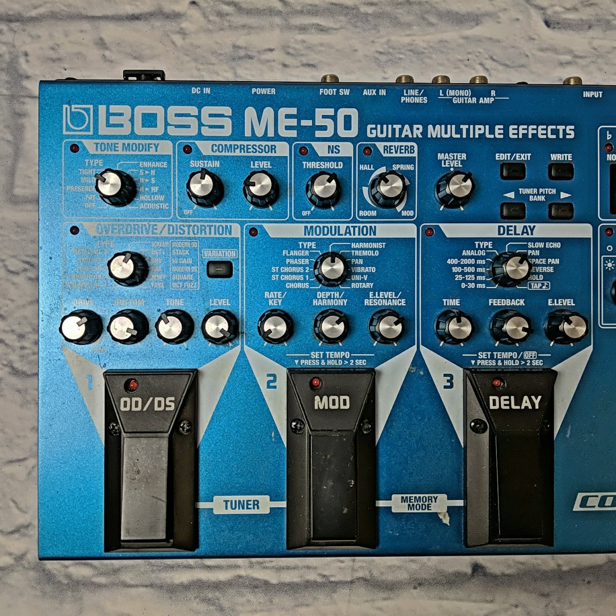 50/50 pedal Boss ME-50 Multi Effects Guitar Pedal