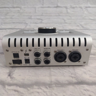 Apollo Twin Thunderbolt Silver Interface