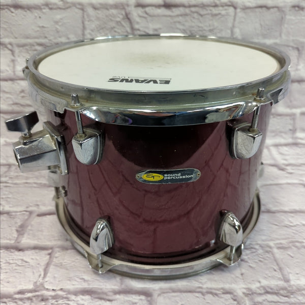 SP Sound Percussion 12x9 Rack Tom Red - Evolution Music