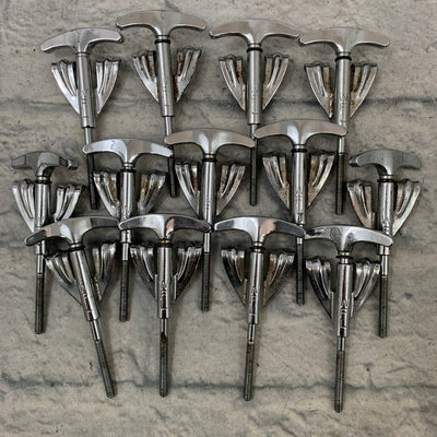WFL Ludwig Bass Claw and Tension Rod Set of 13 Drum Part Vintage