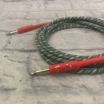 Fender (Green Plaid) Instrument Cable