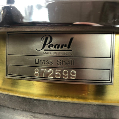 Pearl 14x3 Free Floating Brass Snare Drum 1980s